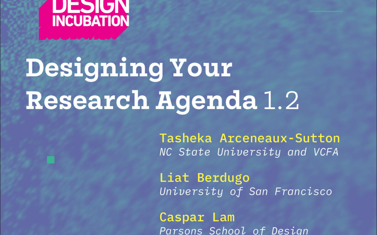 Designing Your Research Agenda 1.2