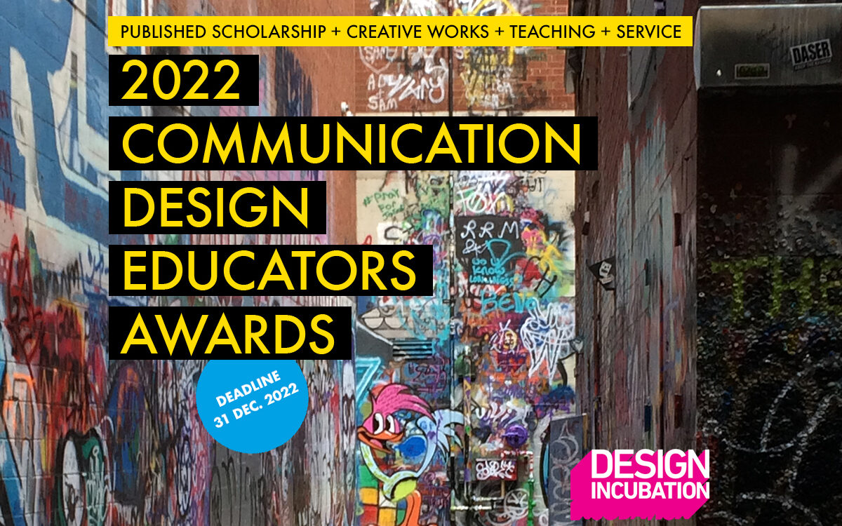 CFP: 2022 Design Incubation Communication Design Awards