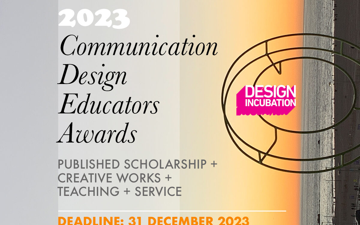 CFP: 2023 Design Incubation Communication Design Awards