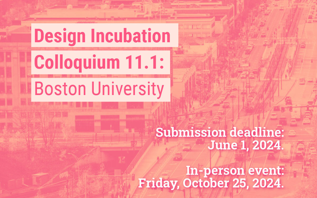 Colloquium 11.1: Boston University, Call for Submissions