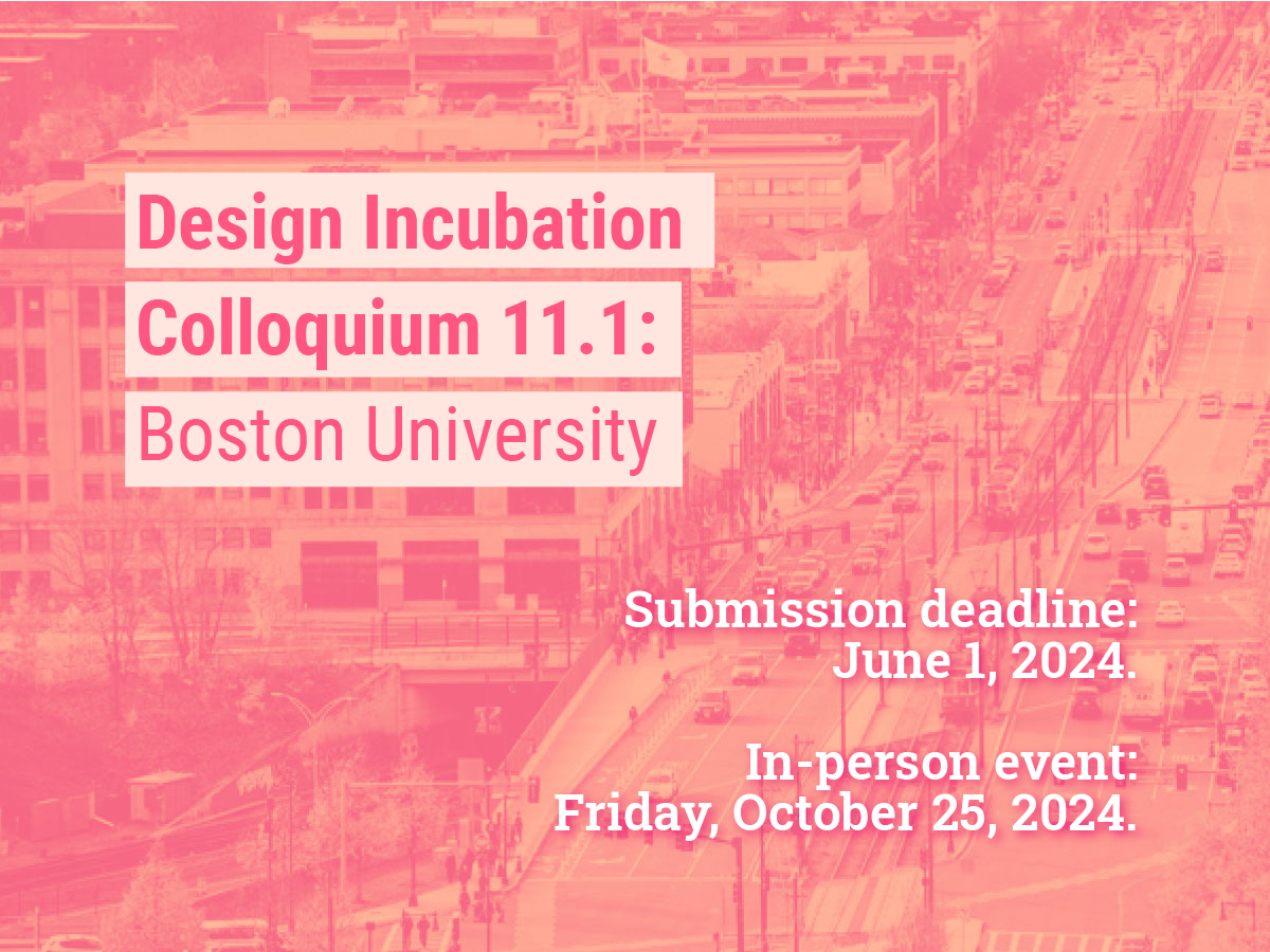 Colloquium 11.1: Boston University, Call for Submissions