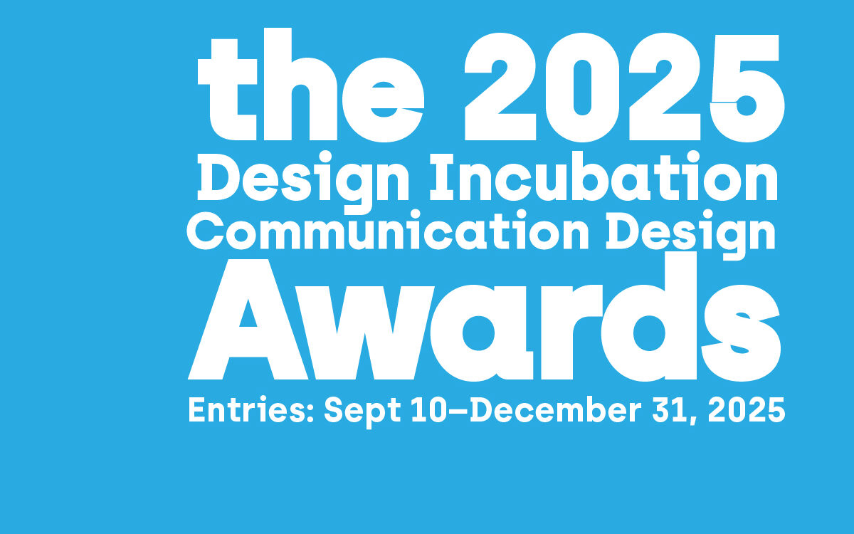 CFP: 2025 Design Incubation Communication Design Educators Awards